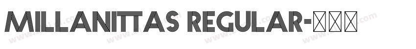 Millanittas Regular字体转换